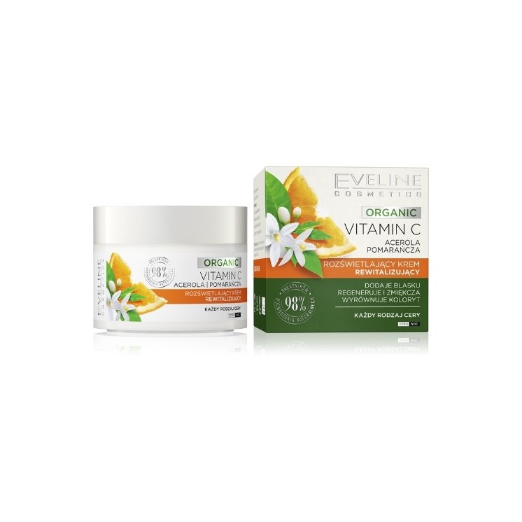 Eveline Organic Vitamin C Illuminating Revitalizing Face Cream 50 ml