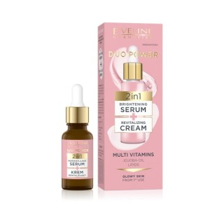 Eveline Duo Power 2in1 Illuminating Serum + Revitaliserende Gezichtscrème 18 ml