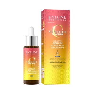 Eveline Vitamin C 3x Action Anti-Falten Nacht- Serum 30 ml