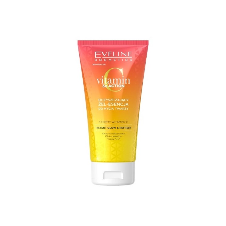 Eveline Vitamine C 3x Action Cleansing Gel - gezichtswasessentie 150 ml