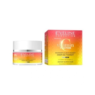 Eveline Vitamin C 3x Action Brightening and soothing Day and night face cream 50 ml