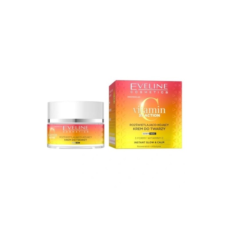 Eveline Vitamin C 3x Action Brightening and soothing Day and night face cream 50 ml