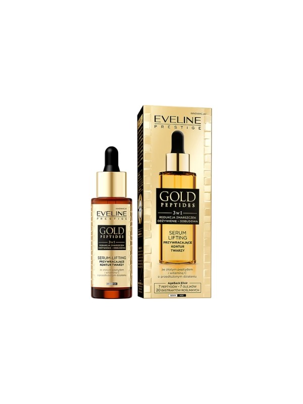 Eveline Gold Peptides Serum - liftend herstellende gezichtscontour 30 ml