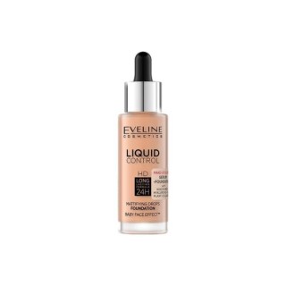 Eveline Liquid Control Gezichtsfoundation met Niacinamide in Druppelaar /055/ Honey 32 ml