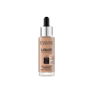 Eveline Liquid Control Gezichtsfoundation met Niacinamide in Druppelaar /060/ Sunny Beige 32 ml