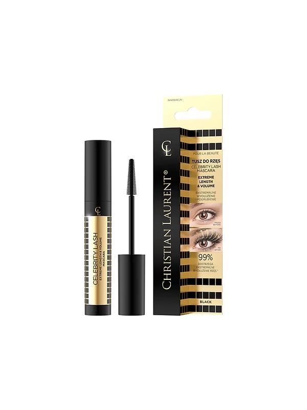 Eveline Christian Laurent Celebrity Lash Mascara Extreme Verlängerung und Verdichtung 7 ml