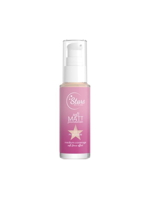 Stars from the Stars Soft Matt Foundation matterende gezichtsfoundation /01/ Porcelaine 30 ml