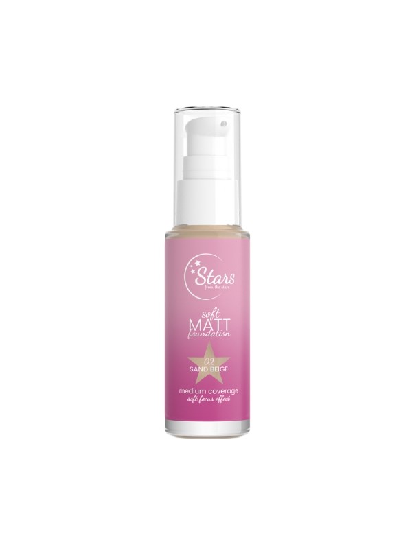 Stars from the Stars Soft Matt Foundation matterende gezichtsfoundation /02/ Sand 30 Beige