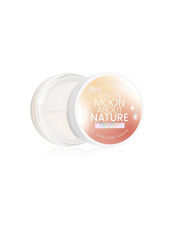 Stars from the Stars Over the Moon About Nature natural loose powder for face and eyes /01/ Sparkling Beige 10 g