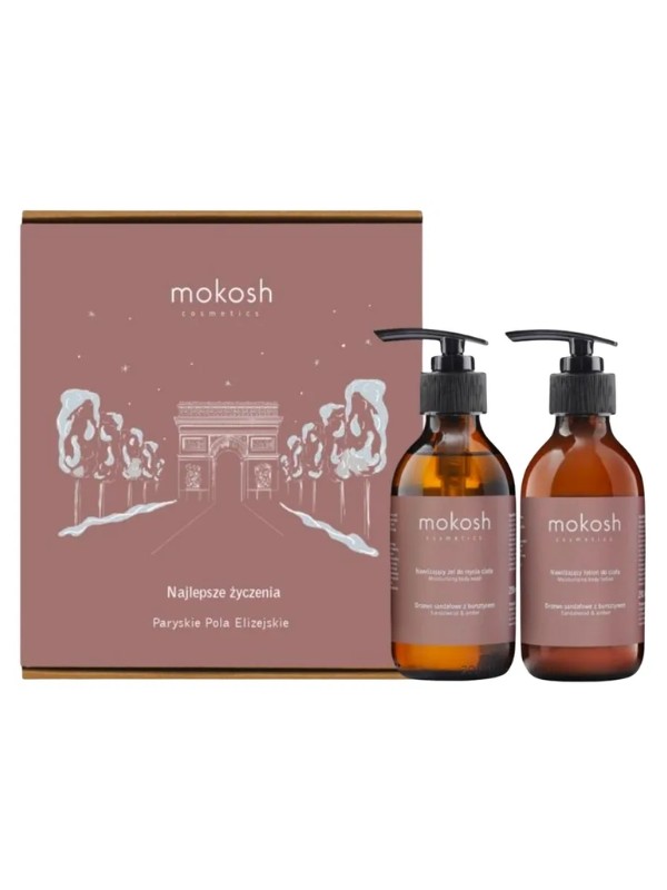 Mokosh Paris Champs Elysées geschenkset Body wash gel 200 ml + Bodylotion 200 ml