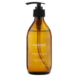 Mokosh vochtinbrengende body wash gel Kers met amber 300 ml