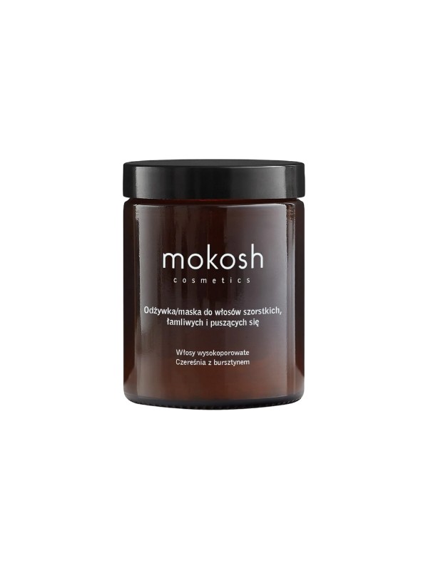 Mokosh Conditioner/Maske für hohe Porosität, raues, sprödes und krauses Haar Kirsche mit Bernstein 180 ml