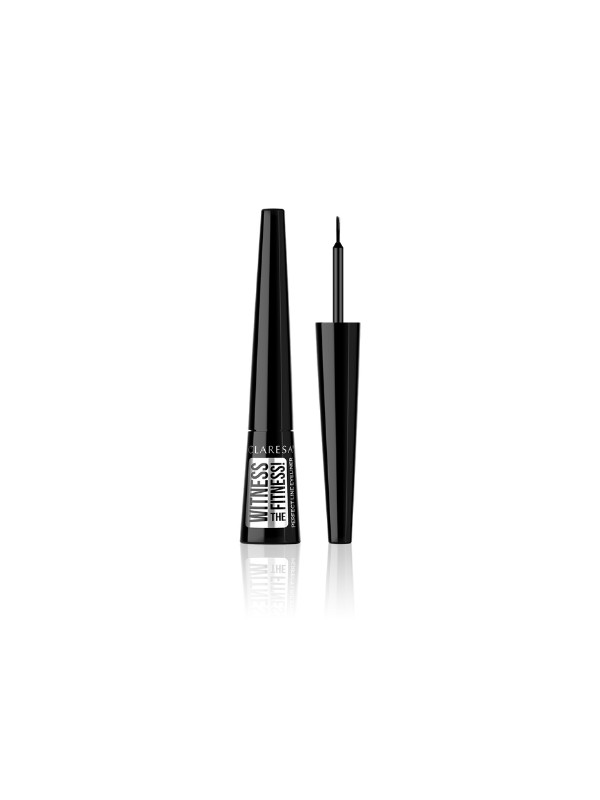 Claresa Zeuge der Fitness! Präziser flüssiger Eyeliner Schwarz 4 g