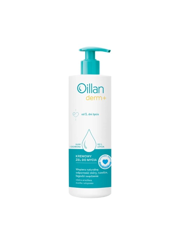 Oillan Derm+ Creamy Wasgel vanaf de 1e levensdag 400 ml