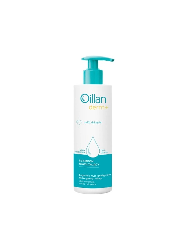 Oillan Derm+ Moisturizing Shampoo for the scalp from the first day of life 180 ml