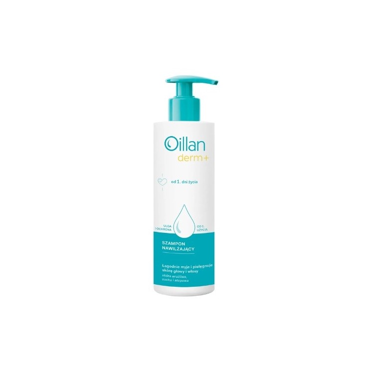 Oillan Derm+ Moisturizing Shampoo for the scalp from the first day of life 180 ml