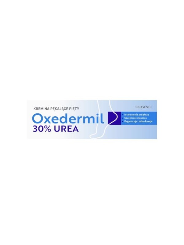 Oxedermil Cream for cracked heels with 30% urea 50 ml