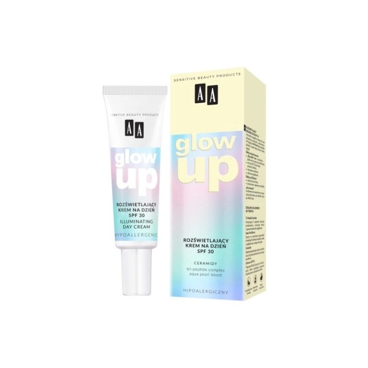 AA Glow Up Illuminating Daggezichtscrème met SPF30 filter 30 ml