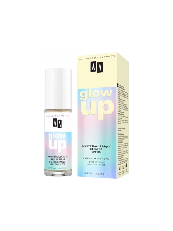 AA Glow Up Multi-Moisturizing BB Face Cream with SPF30 30 ml