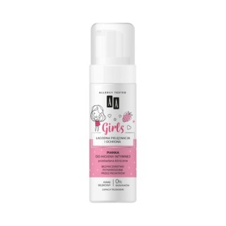 AA Girls Mild Schuim voor intieme hygiëne Aardbei 150 ml