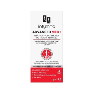 AA Intymna Advanced Med+ Specialized Emulsion for intimate hygiene 300 ml