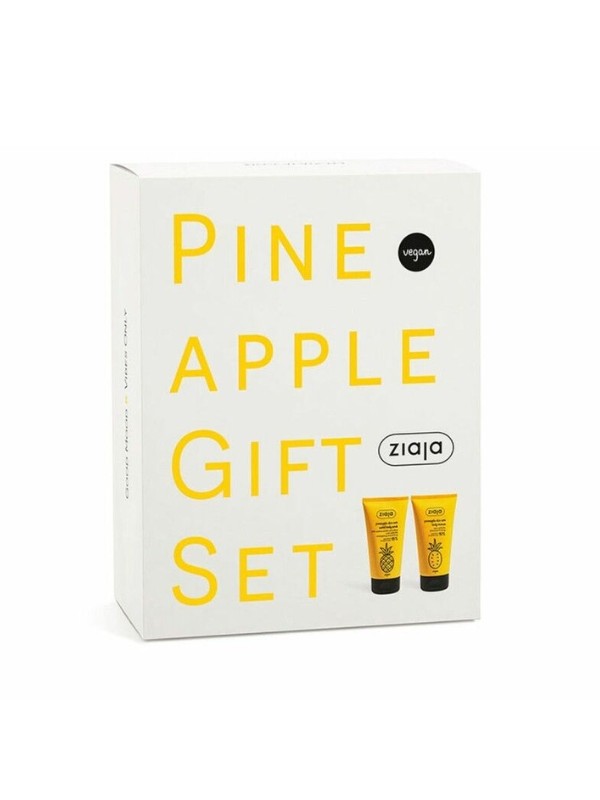 Ziaja Geschenkset Ananas-Körperlotion 160 ml + Peeling 160 ml