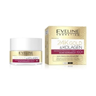 Eveline 24K Gold & Collagen Concentrated Face Cream 60+ Stark reparierend 50 ml