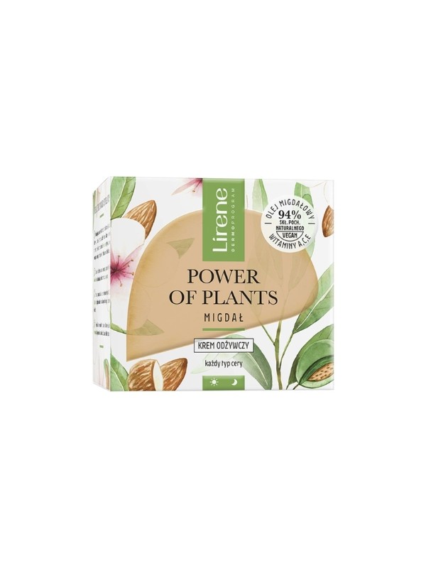 Lirene Power of Plants voedende gezichtscrème Amandel 50 ml