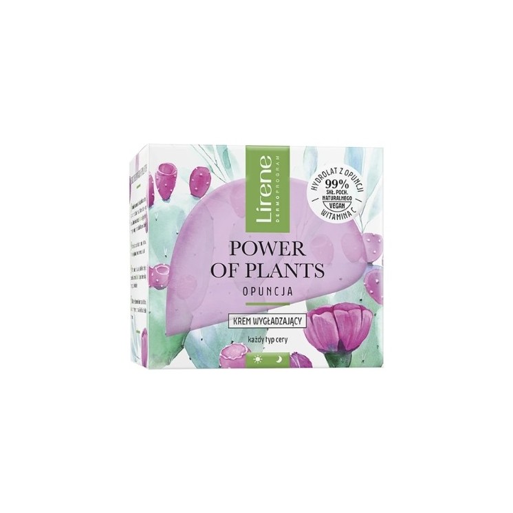 Lirene Power of Plants Gladmakende Gezichtscrème Cactusvijg 50 ml