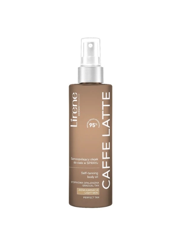 Lirene Self Tanning Body Oil self-tanning Caffe Latte spray oil 190 ml