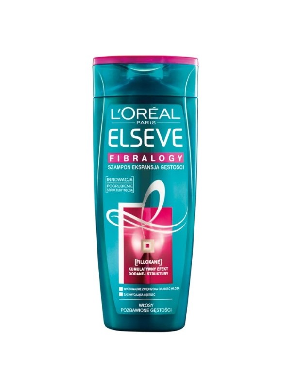 L'oreal Elseve Fibralogy Haarshampoo Dichteerweiterung 400 ml