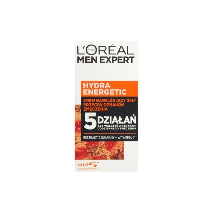 L'oreal Men Expert Hydra Energetic moisturizing face cream against signs of fatigue 50 ml