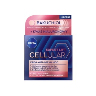 Nivea Cellular Expert Lift Bakuchiol Anti-Aging Nachtgesichtscreme 50 ml