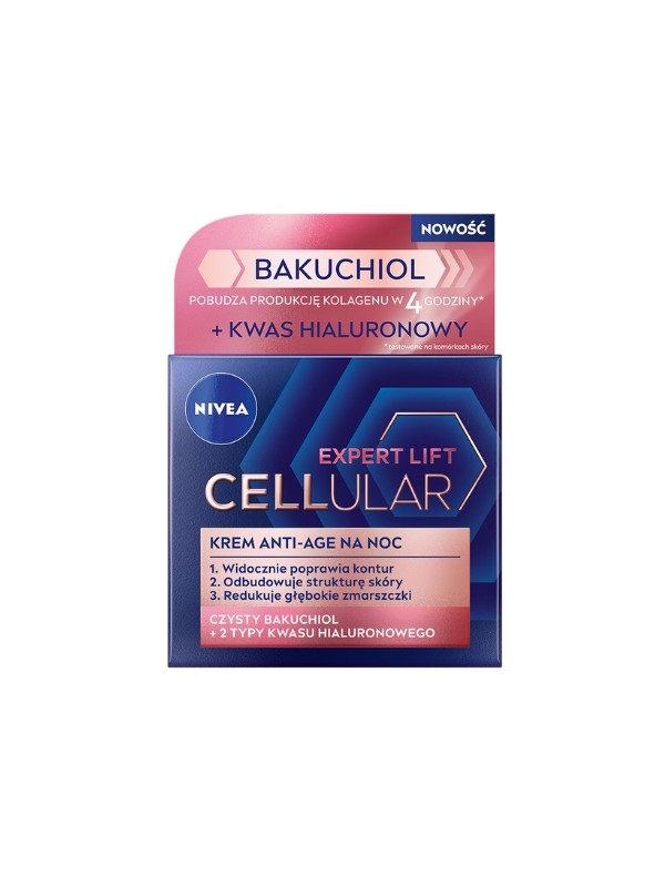 Nivea Cellular Expert Lift Bakuchiol Anti-Aging Nachtgesichtscreme 50 ml