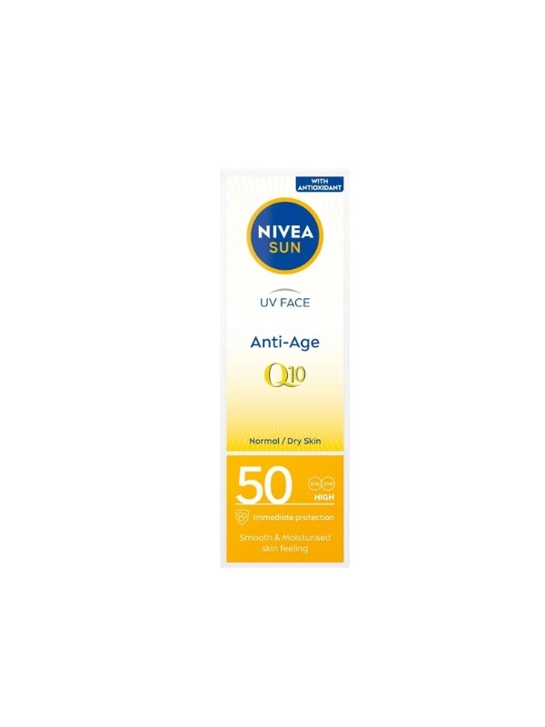 Nivea Sun UV Face Anti-Age Q10 Sonnenschutz Anti-Falten-Gesichtscreme SPF50 50 ml