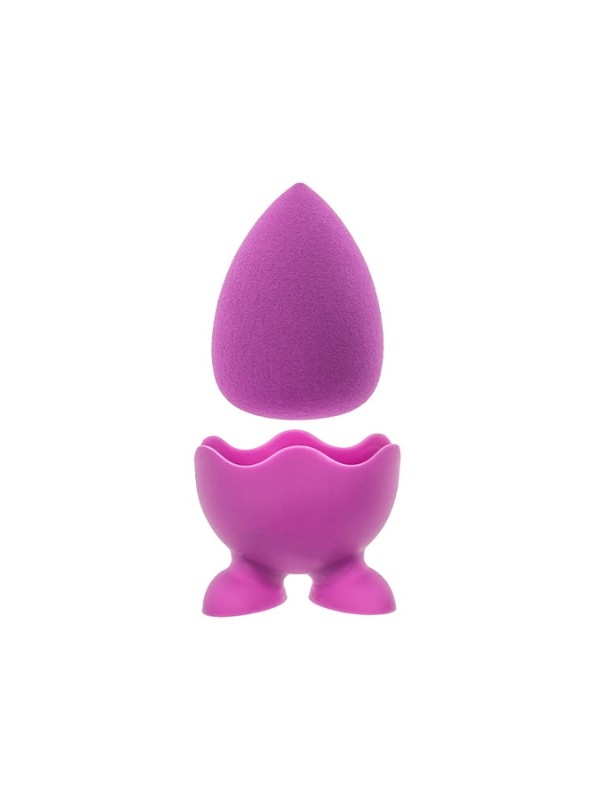 KillyS Tamagotchi Girl Makeup sponge with stand Violet 1 piece