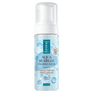 Lirene Aqua Bubbles Hyaluronic Acid 4D feuchtigkeitsspendender Gesichtsreinigungsschaum für alle Hauttypen 150 ml