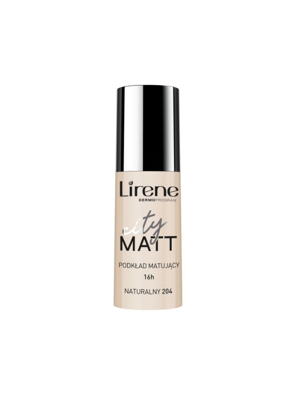 Lirene City Matt Mattierendes und glättendes Gesichtsfluid /204/ Natürlich 30 ml