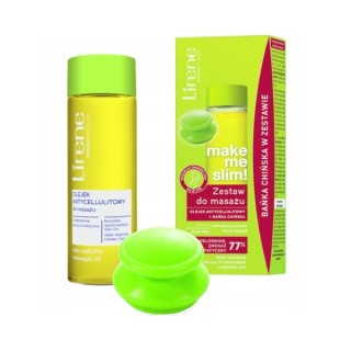 Lirene Maak me slank! Massageset: Anticellulitisolie 100 ml + Chinese cupping