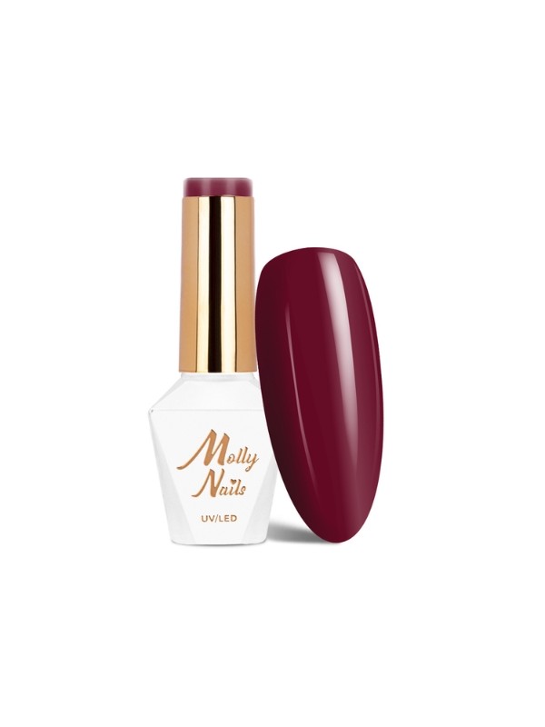 MollyLac /41/ Elite Women Hybrid Nagellack Burgundy 8 g