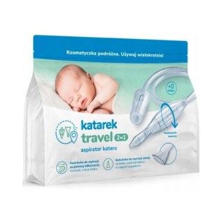 Katarek Travel 2in1 Nasal aspirator from birth, 1 piece