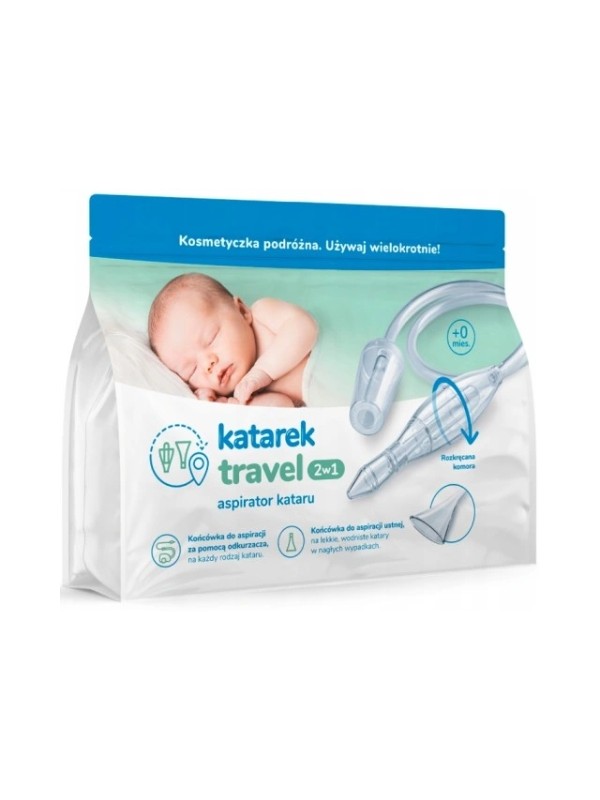 Katarek Travel 2in1 Nasal aspirator from birth, 1 piece