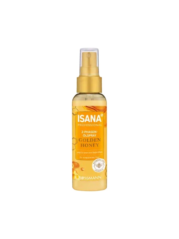 Isana 2-phase Golden Honey hair oil spray 100 ml