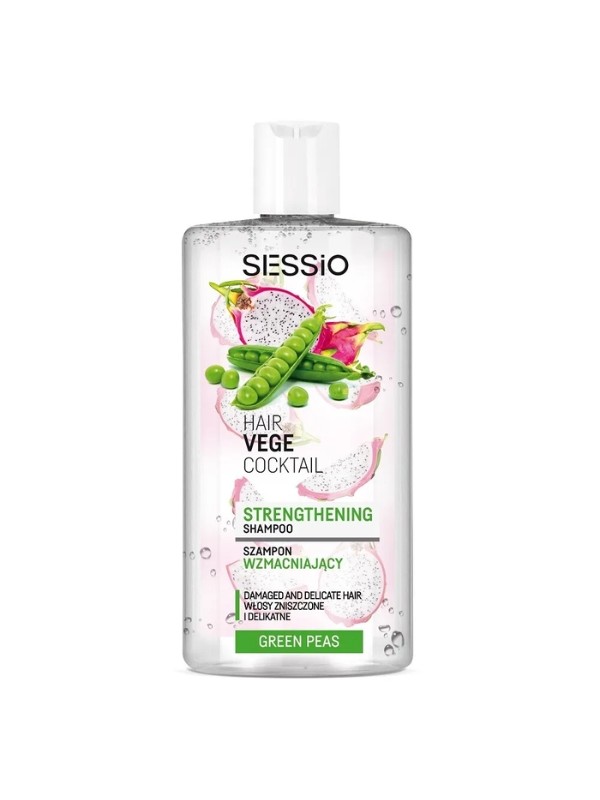 Sessio Hair Vege Cocktail Stärkendes Haarshampoo mit Erbsenproteinen 300 g