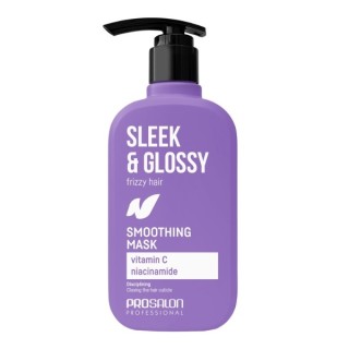 Prosalon Professional Sleek&Glossy wygładzająca Maska do włosów 375 ml