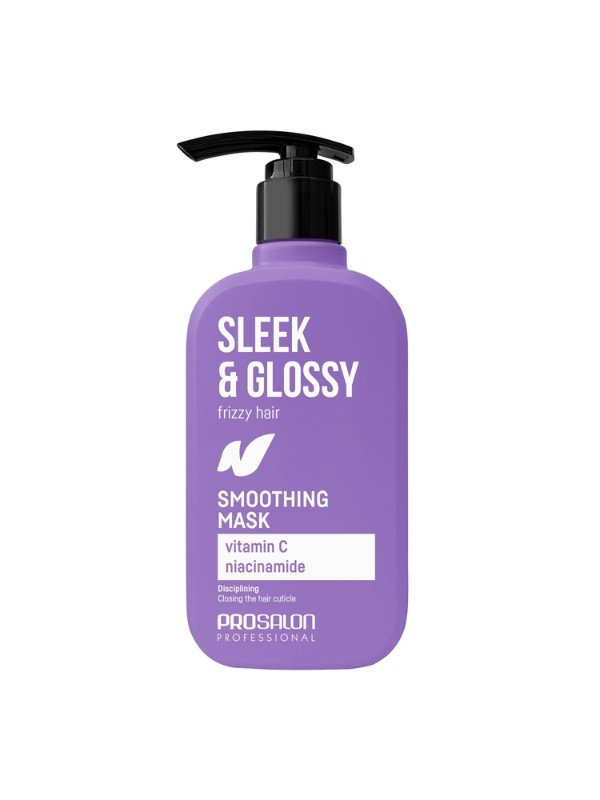 Prosalon Professional Sleek&Glossy wygładzająca Maska do włosów 375 ml