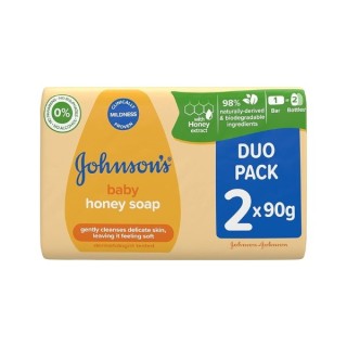 Johnson's Honey stuk zeep, 2-pack 2x90 g