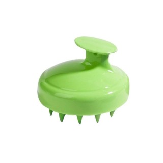 Green Silicone Scalp Massager stimulating hair growth, 1 piece