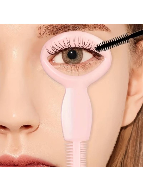 Eyeliner stencil & mascara cover Light 1 Pink