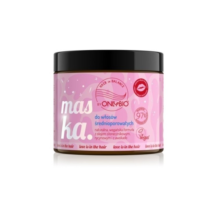 ONLYBIO Hair in Balance Love is in the Hair Mask for medium porosity hair 400 ml